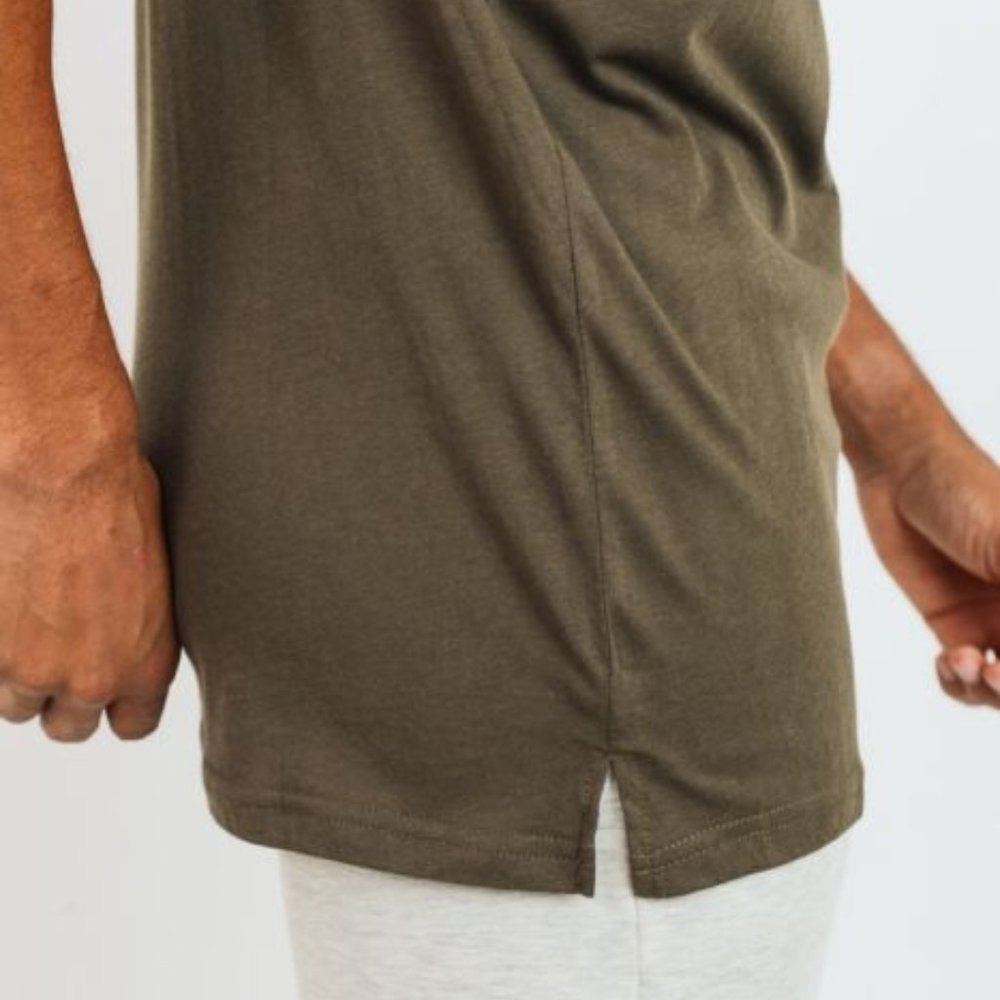 Olive Essential Muscle Tank - Picture 4 of 7